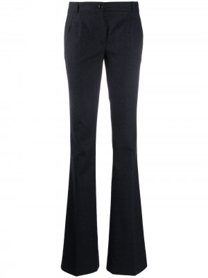 Расклешенные брюки строгого кроя Dolce & Gabbana. Цвет: серый