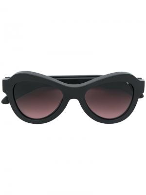 Солнцезащитные очки Maske Y2 Kuboraum. Цвет: черный