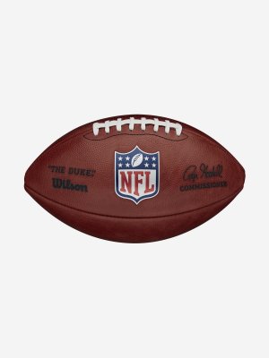Мяч для американского футбола Duke NFL, Коричневый Wilson. Цвет: коричневый