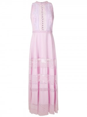 Кружевное платье New Martha Medeiros. Цвет: фиолетовый