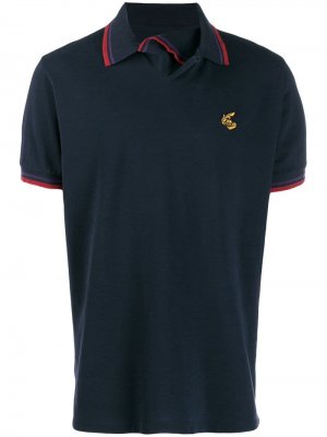 Рубашка-поло с короткими рукавами и логотипом Vivienne Westwood. Цвет: синий