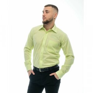 Рубашка , размер 48RU/M/182-188/40 ворот, зеленый Imperator. Цвет: зеленый/салатовый