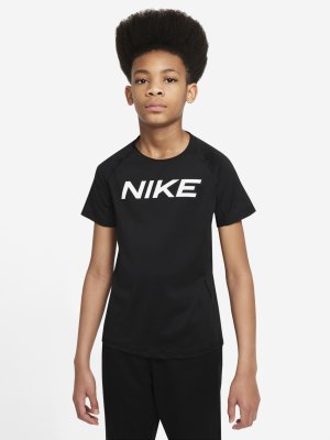 Футболка для мальчиков Pro Dri-FIT, Черный Nike. Цвет: черный
