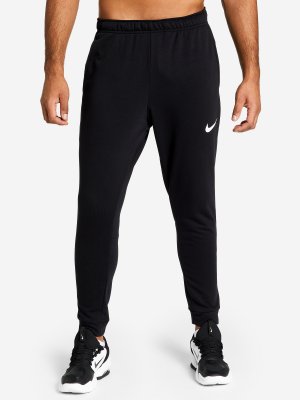 Брюки мужские Dri-FIT, Черный Nike. Цвет: черный