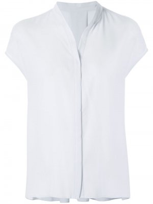 Блузка с короткими рукавами Ballsey. Цвет: серый