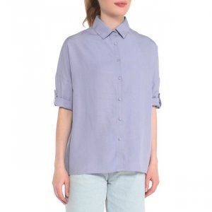 Блузки и кофточки Maison David. Цвет: фиолетово-голубой