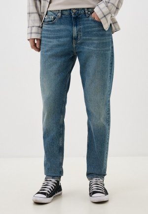 Джинсы Calvin Klein Jeans REGULAR TAPER. Цвет: голубой
