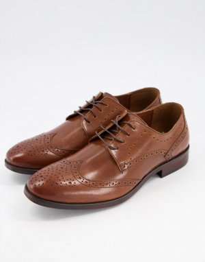 Строгие броги коричневого цвета -Коричневый цвет Burton Menswear