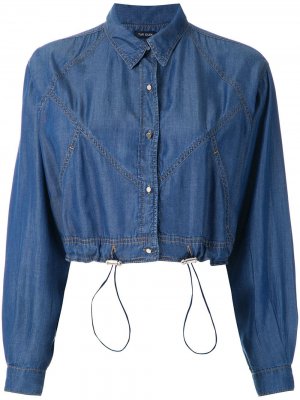 Укороченная джинсовая куртка Tufi Duek. Цвет: синий
