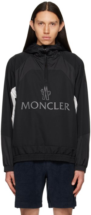 Черная куртка с матрасом Moncler