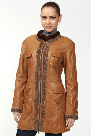 Куртка Les Soeurs. Цвет: коричневый