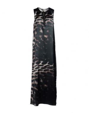 Длинное платье J BRAND. Цвет: стальной серый