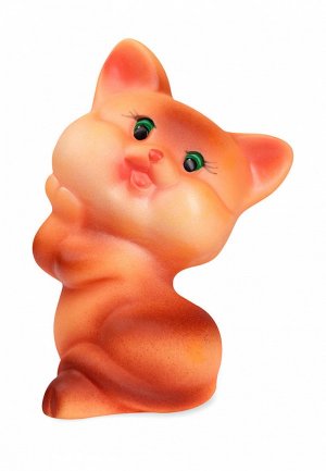 Игрушка Огонек Кошка Матрешка 14 см. Цвет: оранжевый