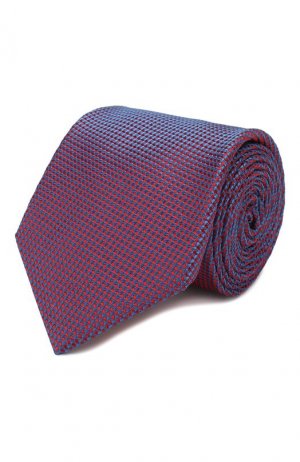 Шелковый галстук Brioni. Цвет: красный