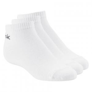 Носки Kids No Show — 3 пары в упаковке Reebok. Цвет: white/white/white