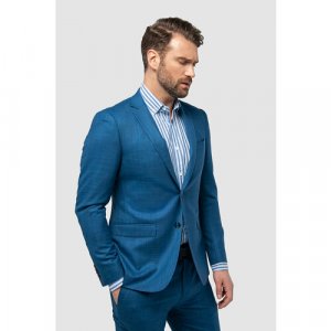 Пиджак , размер 54, голубой KANZLER. Цвет: голубой