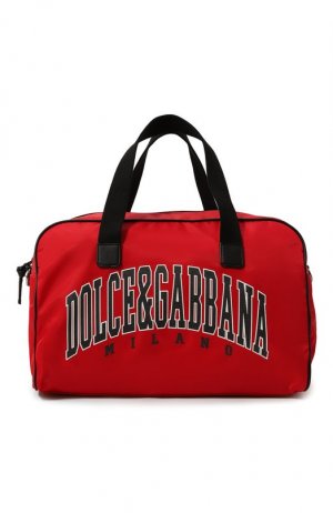 Дорожная сумка Dolce & Gabbana. Цвет: красный