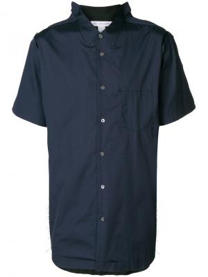 Рубашка с короткими рукавами Comme Des Garçons Shirt. Цвет: синий