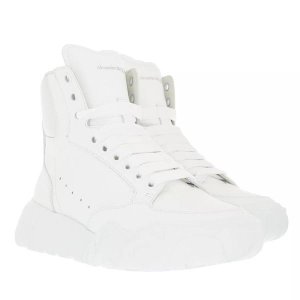 Кроссовки high top sneakers white/white Alexander Mcqueen, белый McQueen