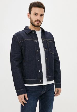 Куртка джинсовая Banana Republic. Цвет: синий