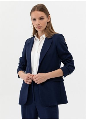 Темно-синяя женская куртка стандартного кроя Pierre Cardin