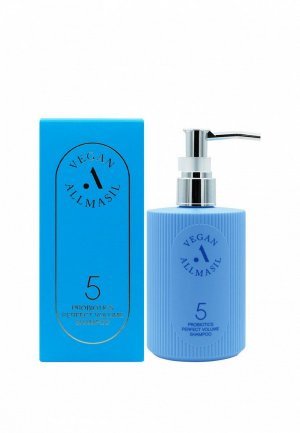 Шампунь Masil ALLMasil 5 Probiotics Perfect Volume Shampoo, 300 мл. Цвет: голубой