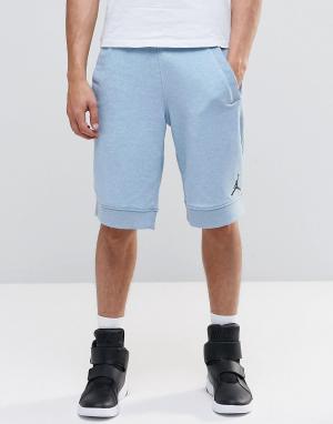 Трикотажные джинсовые шорты Nike Jumpman 642453-470 Jordan. Цвет: синий
