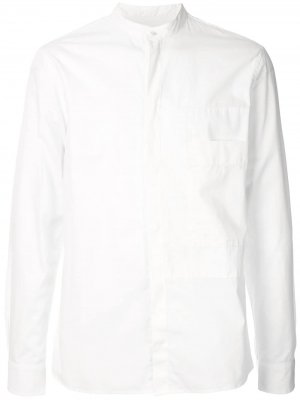 Рубашка с воротником-стойкой Qasimi. Цвет: белый