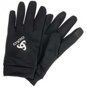 Перчатки Odlo Stretchfleece Liner Eco, black. Цвет: черный
