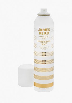 Автозагар для тела James Read Кокосовая вода-спрей с эффектом загара COCONUT WATER TAN MIST BODY, 200 мл. Цвет: белый