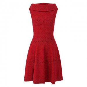 Платье Alaia. Цвет: красный