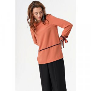 Блуза , размер 40, оранжевый FLY. Цвет: розовый