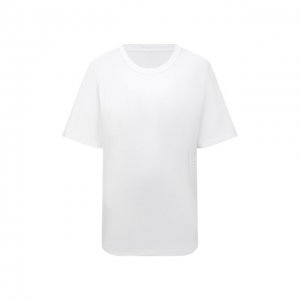 Хлопковая футболка alexanderwang.t. Цвет: белый