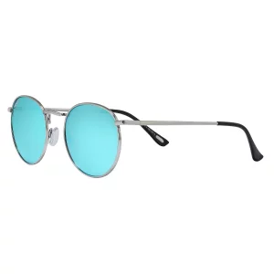Солнцезащитные очки унисекс OB130 серебристые/голубые Zippo
