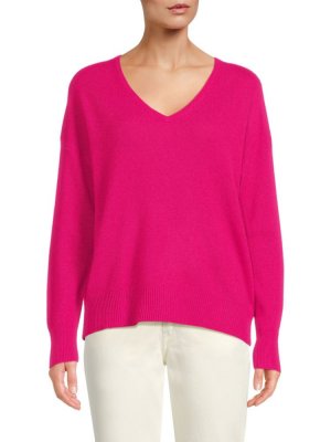 Кашемировый свитер Tegan , цвет Hibiscus 360 Cashmere