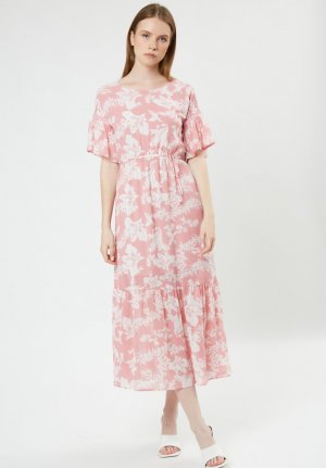 Повседневное платье FLORAL FLOUNCED INFLUENCER, цвет pink Influencer