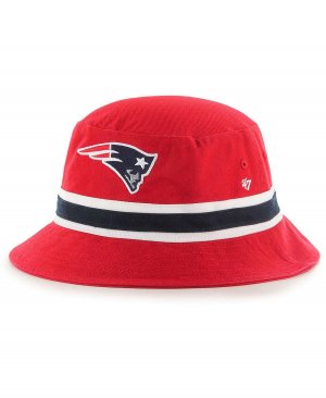 Мужская красная панама в полоску New England Patriots '47 Brand '47