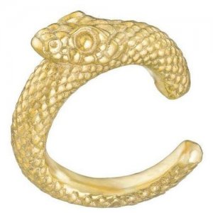 Серьги каффы , золотой caviar jewellery. Цвет: золотистый