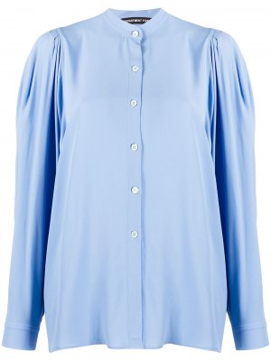 Рубашка с воротником-стойкой Department 5. Цвет: синий