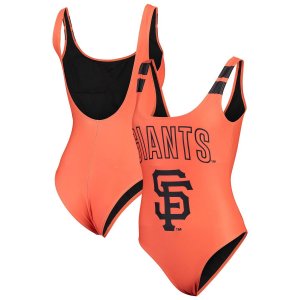 Женский цельный купальный костюм FOCO Orange San Francisco Giants Unbranded