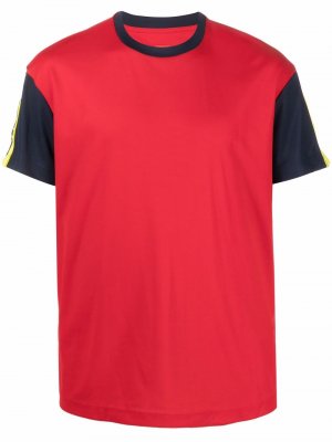 Logo colour-block T-shirt Ferrari. Цвет: красный
