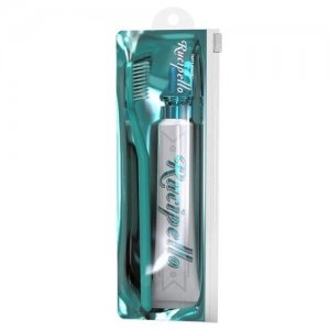 Тревел-набор в косметичке для свежести дыхания Rucipello (зубная щетка и зубная паста)