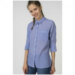 Рубашка 7171-7 Синий 44 Marimay. Цвет: голубой