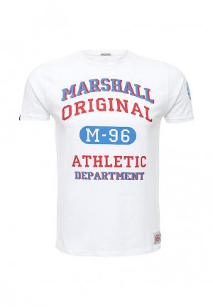 Футболка Marshall Original. Цвет: белый