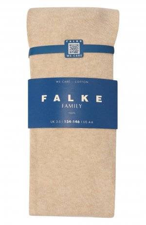 Хлопковые колготки Falke. Цвет: бежевый
