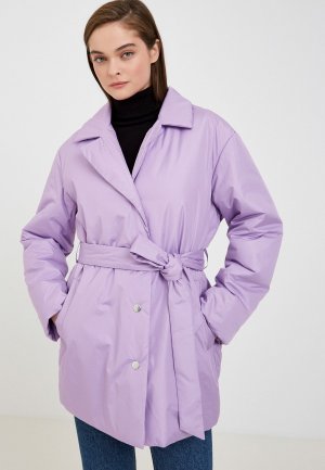 Куртка утепленная Vera Nicco. Цвет: фиолетовый