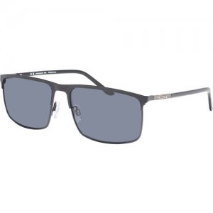 Солнцезащитные очки , прямоугольные, оправа: металл, для мужчин, черный Jaguar. Цвет: черный