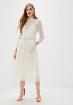 Платье Laroom. Цвет: белый