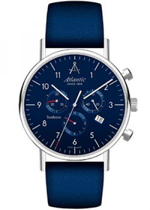 Швейцарские наручные мужские часы 60452.41.55. Коллекция Seabase Chrono Atlantic