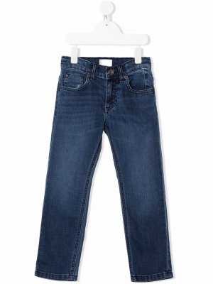 Прямые джинсы Timberland Kids. Цвет: синий
